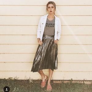 Metallic Zara Skirt